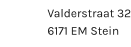 Valderstraat 32 6171 EM Stein